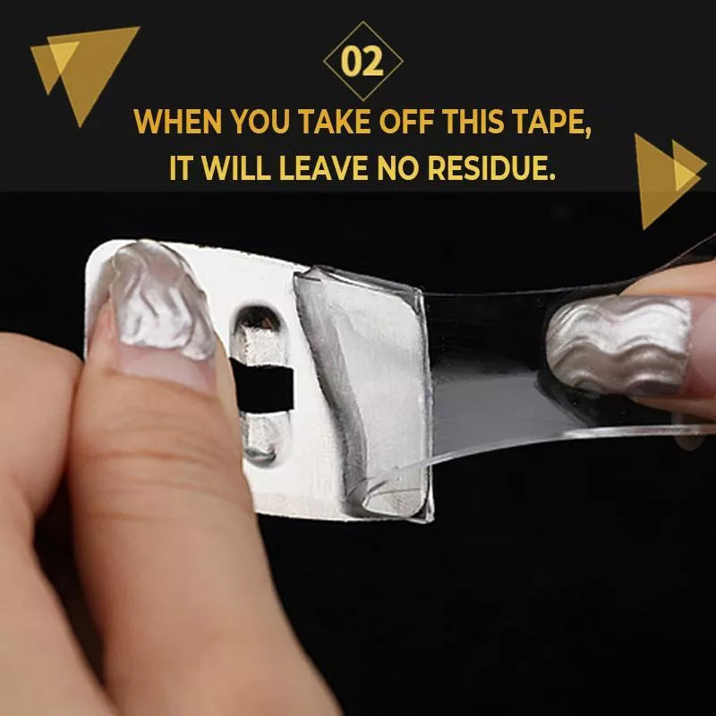 Pack Of 2 Super Grip Adhesive Two Sided Tape