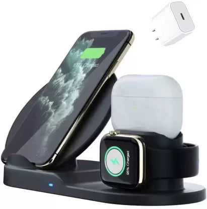 3 In 1 Fast Wireless Charger Dock Station