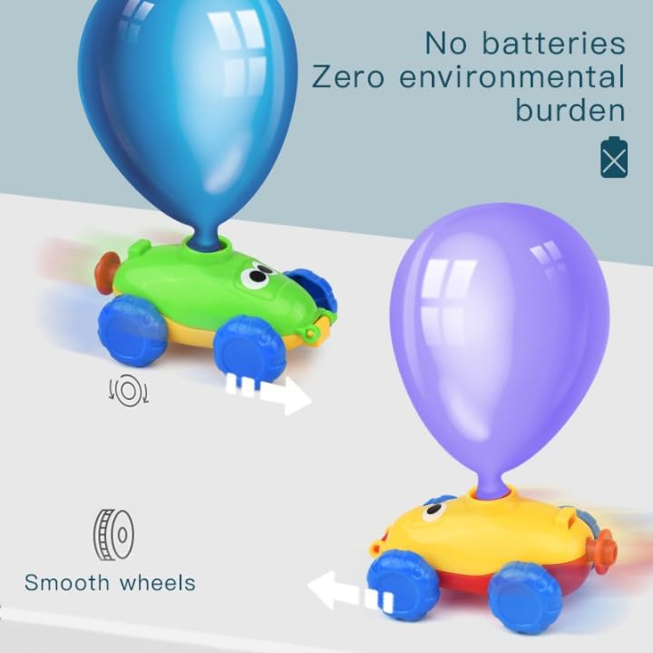 Balloon Car and Rocket Launcher - Perfect Gift for Kids