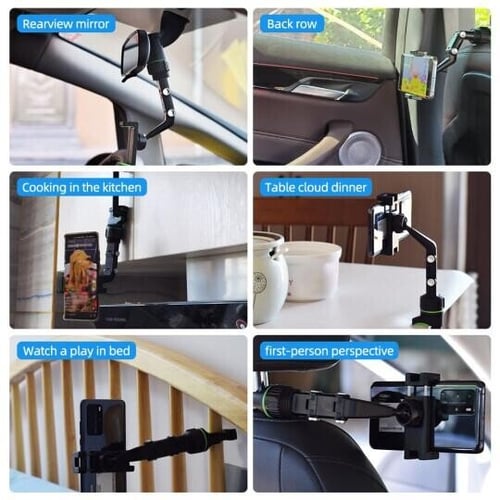 360° Multifunctional Car Phone Holder + Premium Table Mobile Stand #FREE