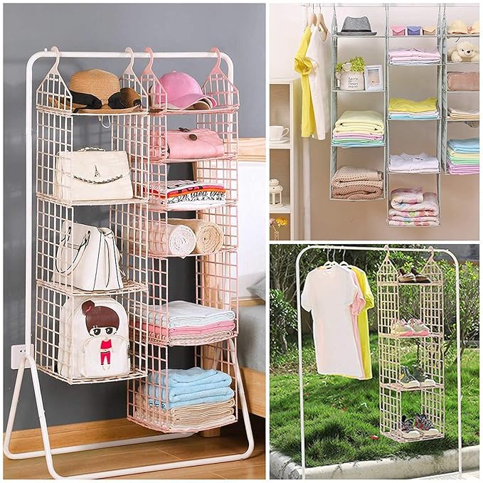 5-layer folding clothes rack- Hanging Organizer