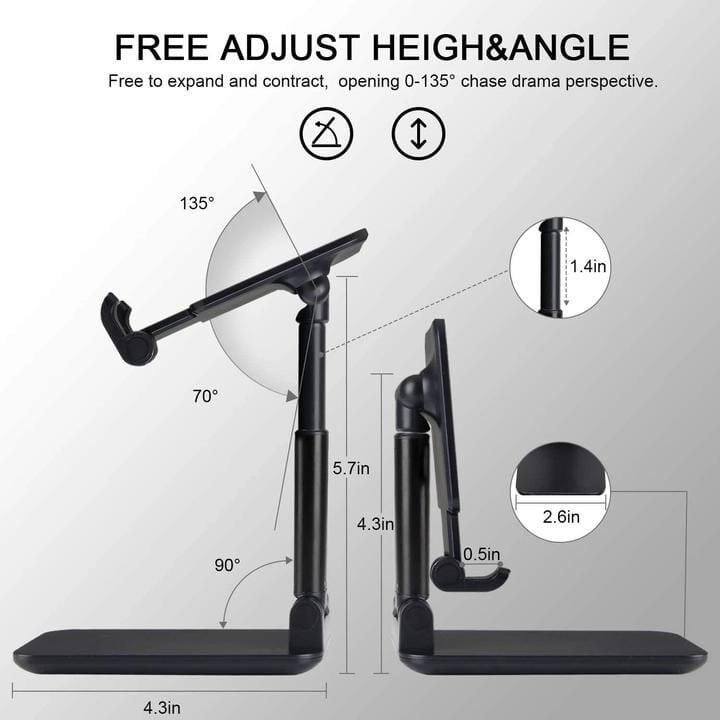 360° Multifunctional Car Phone Holder + Premium Table Mobile Stand #FREE