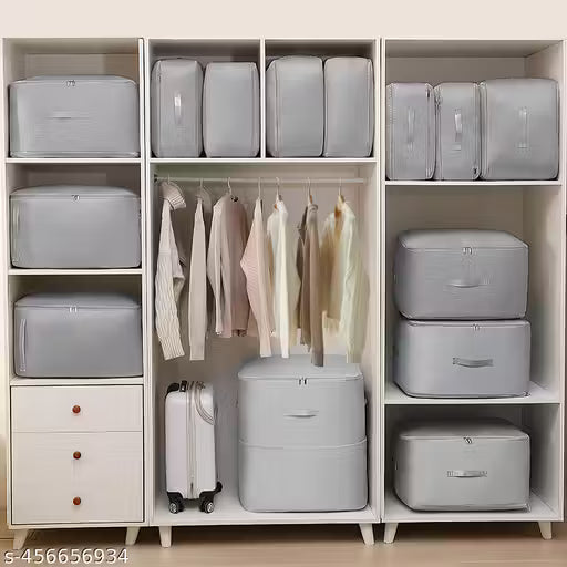 Storage Space Saving Self Compression Organizer